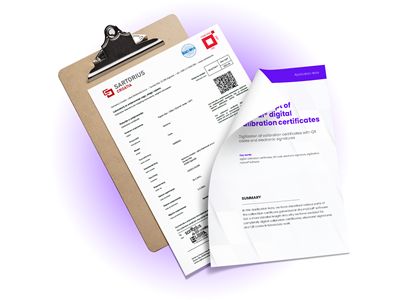 New concept of myScal® digital calibration certificates - MyScal®